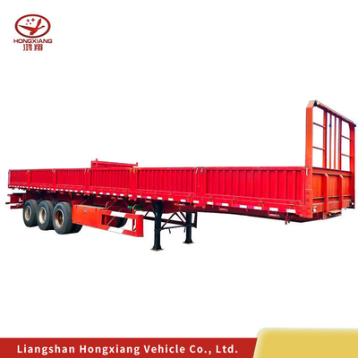 Rear Hydraulic Cubic Meter U Shape 4 Axles Dump Trailers End Tipper Semi Trailer with 1