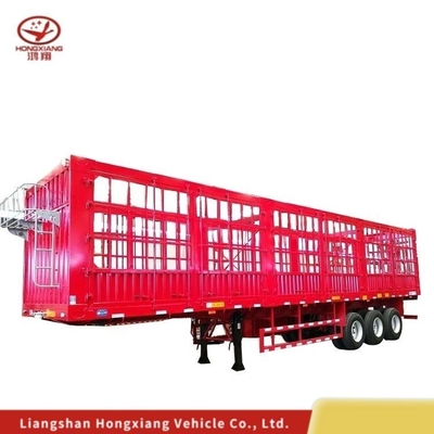 Light Duty 13 M Cattle Sheep 3 Axis Straight Beam Pile Semi-Trailer Cargo Fence Semi-Trailer