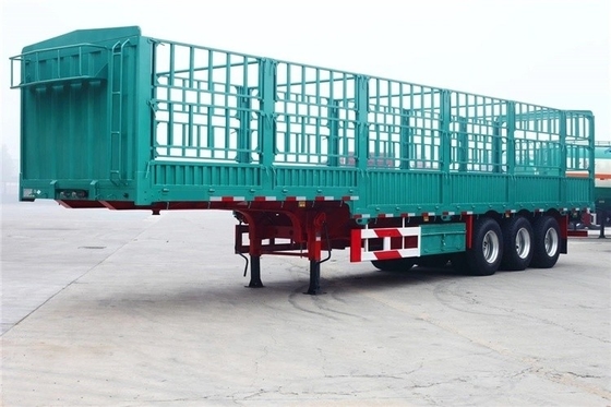 After-sales Service 1 Year Hot 3 Axle Barn Semi Trailer Fence Trailer Custom Length