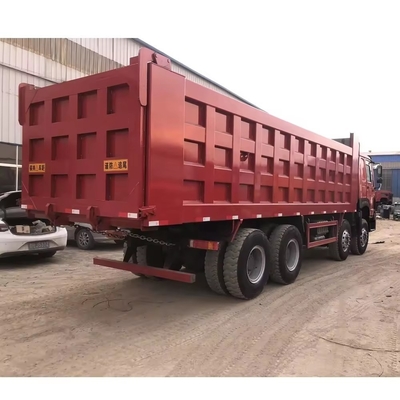 HOWO 8X4 375 Tipper 500HP Tipperused Dump Truck with Air Suspension Driver prime  Seat
