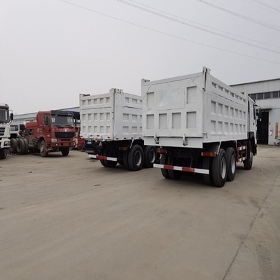 Sinotruck HOWO Tires 315 80 22.5 60ton HP 380 Euro2 375HP 4X4 8X4 Used Tipper Dump Truck