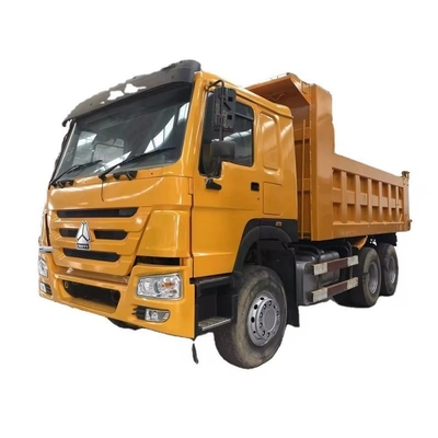Tubeless Tire Design Used Mining Dump Truck HOWO 375HP Right Hand Drive 10 Wheel 6X4