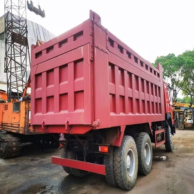 Tubeless Tire Design Used Mining Dump Truck HOWO 375HP Right Hand Drive 10 Wheel 6X4