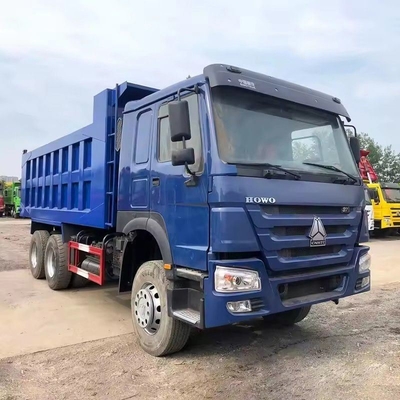 Tubeless Tire Design Used Mining Dump Truck HOWO 375HP Right Hand Drive 10 Wheel 6X4