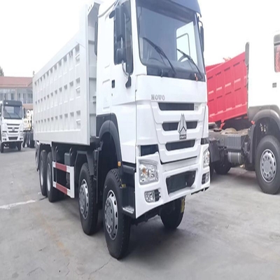 Used 12 Wheels 420 HP 375 HP Heavy Duty Dump Truck with Air Suspension Driver's Seat