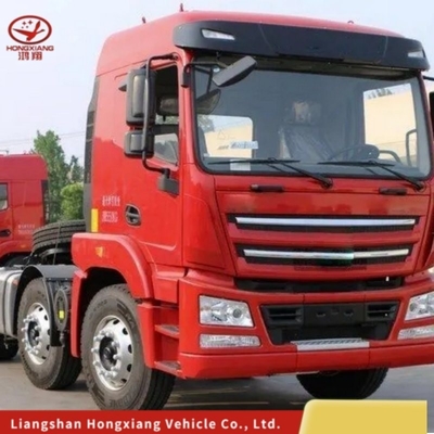 400HP Tubeless Tire Design 6X4 Tractor Truck with 8.2tons Load Capacity and Fuel- Engine