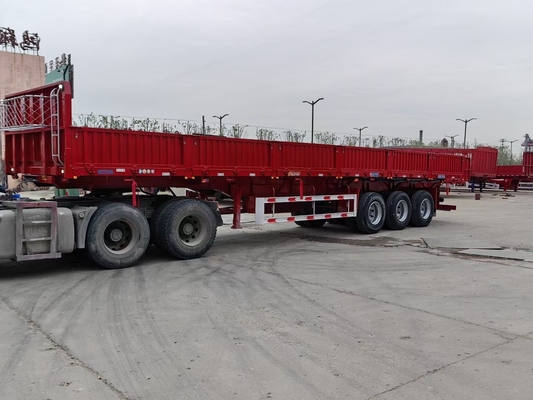 ABS Anti-lock Braking System 3 Axles High Bed Self Dumping/Tipping Semitrailer Selling