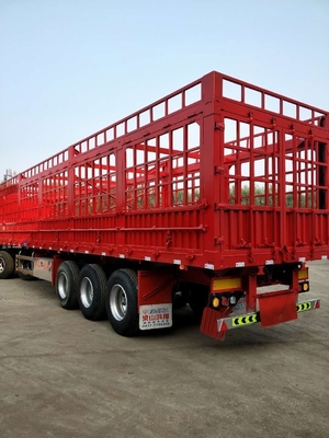 1820mm Tread Van-type 3-Axis 40-100 Tons Side Wall Dump Semi-Trailer with Materials