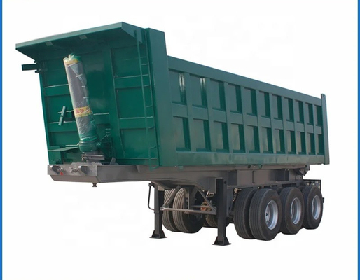 3-Axis 40-100 Tons Rear Dump Truck Rear Tip Semi-Trailer for Advanced Technology