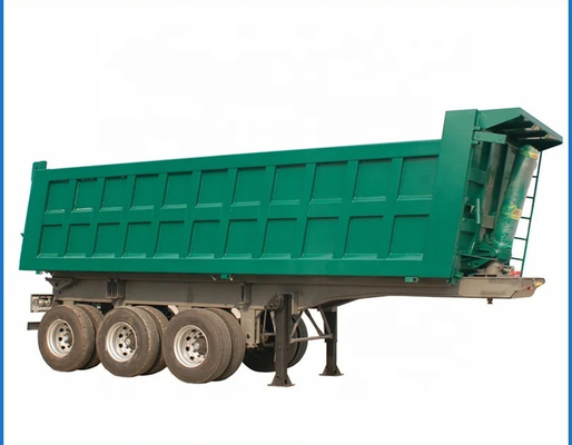 3-Axis 40-100 Tons Rear Dump Truck Rear Tip Semi-Trailer for Advanced Technology