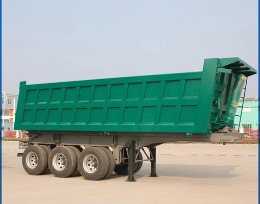 3-Axis 40-100 Tons Rear Dump Truck Rear Tip Semi-Trailer for Advanced Technology