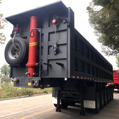 Self-dumping 6-Axis Dump Trailer Dump Truck Transport Semi-Trailer for Heavy Loads
