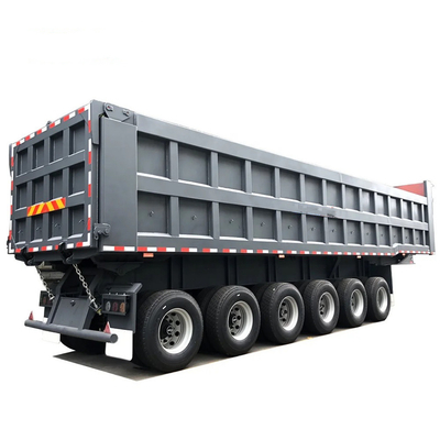 Self-dumping 6-Axis Dump Trailer Dump Truck Transport Semi-Trailer for Heavy Loads