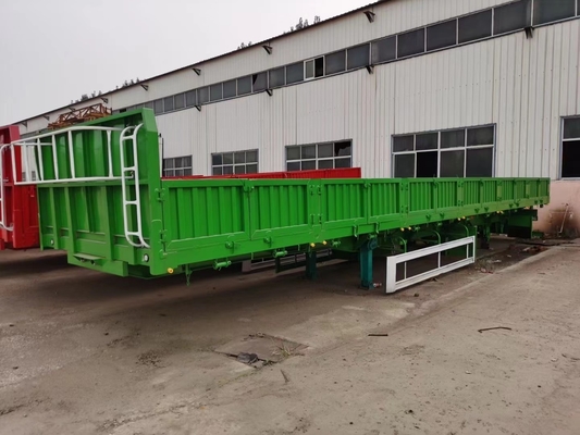 Made in 3-Axis Self-dumping Side Wall Semi Trailer with 1 Year After-sales Service