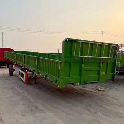 Made in 3-Axis Self-dumping Side Wall Semi Trailer with 1 Year After-sales Service