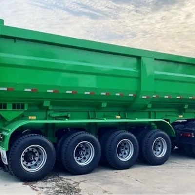 25cbm 32cbm U-Shaped End Rear Tipper Dumper Dump Semi Truck Trailer for Heavy Duty
