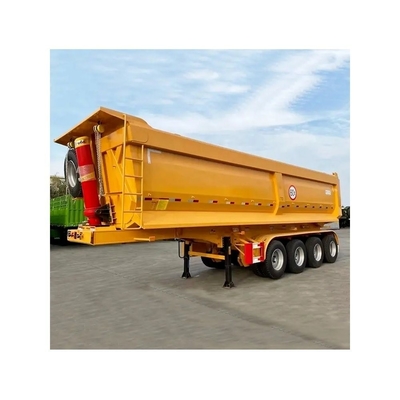 25cbm 32cbm U-Shaped End Rear Tipper Dumper Dump Semi Truck Trailer for Heavy Duty