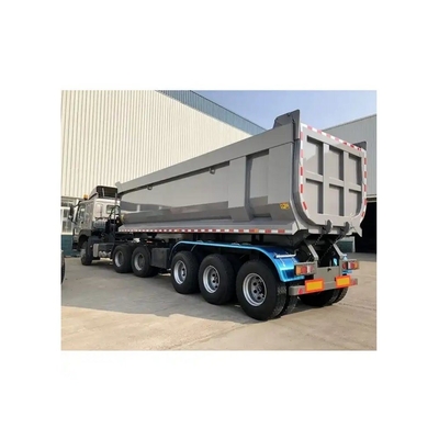 25cbm 32cbm U-Shaped End Rear Tipper Dumper Dump Semi Truck Trailer for Heavy Duty