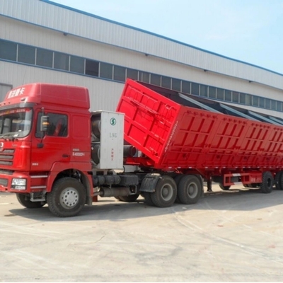 13t ABS Anti-lock Braking System Hydraulic Side/Back/Rear/End Tipping Truck Semi Dump Trailer