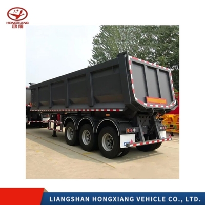 80 Tons 4 Axles U-Shape Dump Truck Trailers /Tipper Semi Trailer for Cargo Transport Good