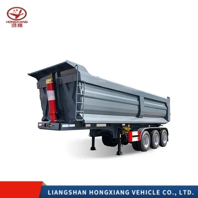 80 Tons 4 Axles U-Shape Dump Truck Trailers /Tipper Semi Trailer for Cargo Transport Good