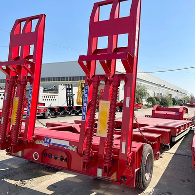 40ton 3/4/5axle Truck Low Bed Semi Trailer in with and ABS Anti-lock Braking System