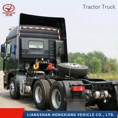 Manual Window Sinotruk HOWO 6X4 41-50t LHD Rhd Tractor Truck with GCC Tire Certification