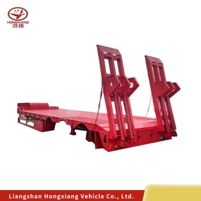 Please consult customer service for Flatbed 3axels 80tons Lowbed Trailer Low Bed Semi Trailer