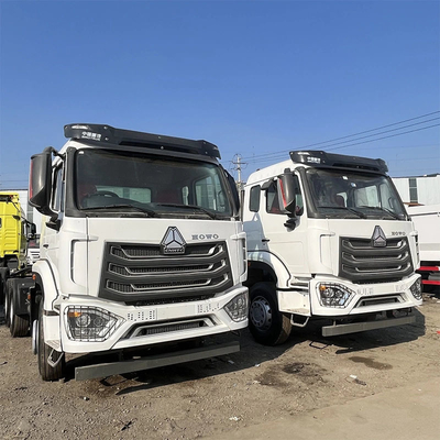 6*4 Drive Wheel Sinotruk HOWO CNG Truck Tractor 10 Rounds Engine Used Tractor Truck