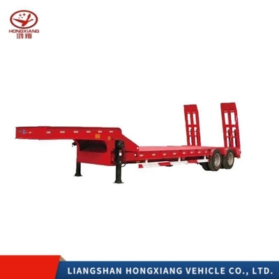 Customizable Cross Arm Type Suspension System Heavy Duty Gooseneck Lowbed Semi Trailer