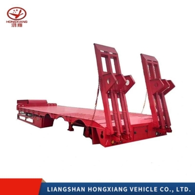 Customizable Cross Arm Type Suspension System Heavy Duty Gooseneck Lowbed Semi Trailer