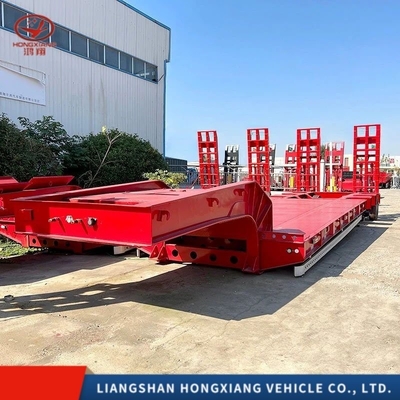 Customizable Cross Arm Type Suspension System Heavy Duty Gooseneck Lowbed Semi Trailer