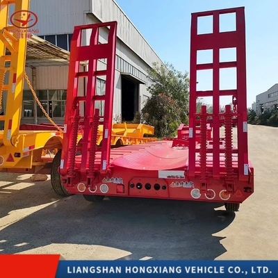 Flatbed Semi-Trailer Steel Plate Suspension/Air Suspension 60t 80t 100t 120t Customization