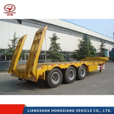 Flatbed Semi-Trailer Steel Plate Suspension/Air Suspension 60t 80t 100t 120t Customization