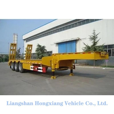 Please consult customer service Good Heavy Duty 3 Axles 50 Ton Low Bed Semi-Trailers Transport
