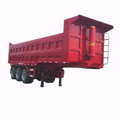 Main Beam 500mm Height Q345b Tipping Trailer for 50T 60T 80T at by The Customer Needs