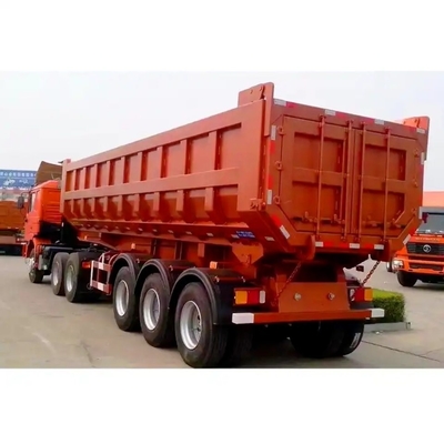 Main Beam 500mm Height Q345b Tipping Trailer for 50T 60T 80T at by The Customer Needs