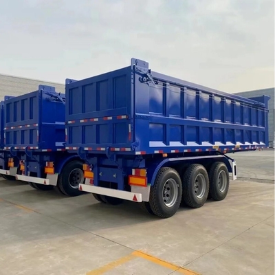 500mm Height Q345b Main Beam Tipping Trailer for 3 Axles Tractor Dumper Transporting