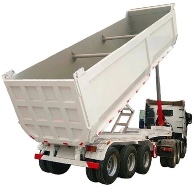 1 Semi Trailer Customized Tipping Gravel Semi Bottom Gooseneck Dump Haulers for Truck