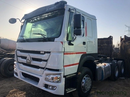 High Reliability HOWO 6X4 371HP 375 Truck Tractor Head for 8.2tons Load Capacity