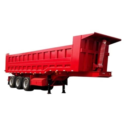 Dual Line Braking System 3 Axles Rear Tipper Trailer with Standard 28ton Landing Gear