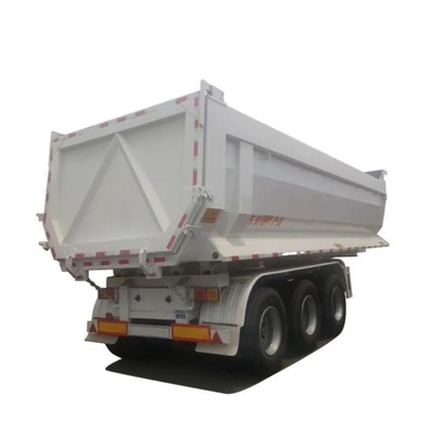 Dual Line Braking System 3 Axles Rear Tipper Trailer with Standard 28ton Landing Gear