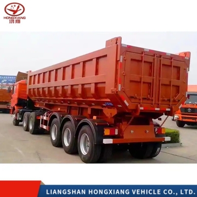 50tons Semi Trailer U Type Dump Trailers for Stones and Sands by The Customer Needs
