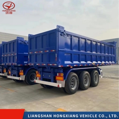 50tons Semi Trailer U Type Dump Trailers for Stones and Sands by The Customer Needs