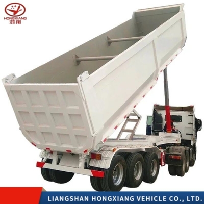 50tons Semi Trailer U Type Dump Trailers for Stones and Sands by The Customer Needs