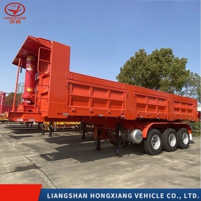 50tons Semi Trailer U Type Dump Trailers for Stones and Sands by The Customer Needs