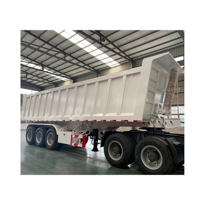 Steel Self Dumping Trailer/ 4 Axles 70 Tons Heavy Tipper Truck Dump Tipping for Your