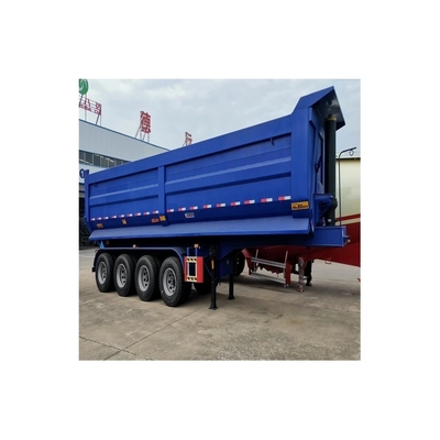 4axle U Shape Hydraulic Cylinder Dump Semi Trailer Customizable by The Customer Needs