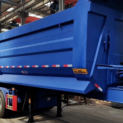 4axle U Shape Hydraulic Cylinder Dump Semi Trailer Customizable by The Customer Needs