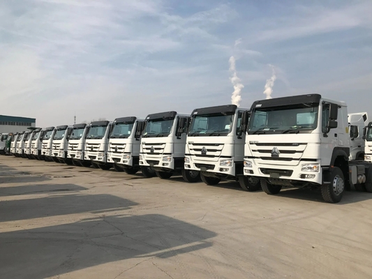 6*4 Electric Sturdy Friendly EV Tractor Trucks with Manual Window and Customization